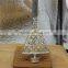 Christmas Promotional Items Shining Silver Plating Rhinestone Christmas Booch