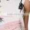 Abstract brushstroke print woman blouse 2015 fashion elegant blouse