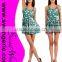 Sexy Sleeves Printed Fashion Dress LY019