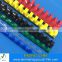 Colorful 19 21 Rings Plastic Comb Binding Spines Menu Book Binding Used PVC Binding Comb Manufacturer