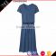 Small pure and fresh and literary half sleeve dress is han edition fashion simple dress