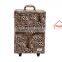Factory Price Leopard Luggage Trolley Makeup Case                        
                                                Quality Choice