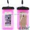 6 Inch Seal Waterproof Bag Pouch Underwater Back Cover Case For IPhone 6 5 5s 4 4s for lg g2 Pouch for Galaxy S4/5 Free Shipping