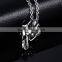 Wholesale Cheap Men's Necklaces Titanium Jewelry Motorbike Pendant Necklace Choker