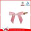 ribbon bow with wire twist tie/ribbon bow pre-made bow for wine bottle