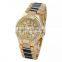 ladies geneva crystal watch slim stone quartz women wrist watches