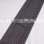 2016 handmade dark grey with pink polka dot cotton linen mens ties