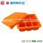 Food grade silicone food freezer tray silicone ice tube storage boxes with cap