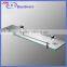 High end brass wall mounted bathroom glass shelf