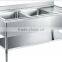 Commercial Stainless Steel Kitchen Sink For Restaurant GR-303C
