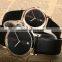 Leather Quartz Pair Couple Watches With Fashion Design