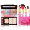 New Arrival 7PCS Rose Makeup Brush Set And Eyeshadow Lipstick Makeup Powder Blusher Makeup Set