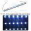 high power CE listed side-lit aluminum 12V 6leds smd 3535 led rigid strip