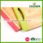 2016 best selling premium kitchen bamboo cutting board with silicon