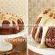 Durable 100% food grade savarin shaped silicone bake mould
