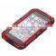 China Supplier Anti Shock Case for iPhone 6 Waterproof Metal TPU Cover for iPhone 6S Red Color