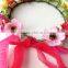Colorful Flower Head Garland Small Cute Flower 100% Handmade Hawaii Head Wreath