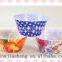 mini plastic salad bowl with lid for children