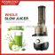 CE ROHS LFGB CB approved Professional kitchen appliance, home fruit juicer, big mouth wide neck slow juicer extractor