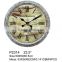 fashion marble looking large plastic wall clock