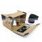 Easy Setup Google Cardboard Virtual Reality v 1.2 vr Box Cardboard Kit for Smart Phone