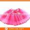 Summer Style Colorful Children TUTU Skirts Cheap Fluffy Tulle Skirt Red TUTU Skirt For Girls