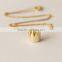 High quality silver and gold crown necklace pendant-crown necklace costume jewelry