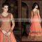 Embroidered Work Silk Designer Gown/latest gown designs/wholesale gown