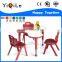 Serviceable Various Design Plastic Material Children Table and Chair for Primary School