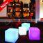 Hot Sale LED chair cube seat lighting&waterproof LED cube stools
