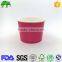 Small ice cream paper cups with plastic lid good supplier made