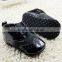 Black baby boy shoes with pu leather kids todder footwear 2016 new design