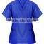 China Factory Unisex Medical Scrub Set V-neck 2 Pocket Top and Pant 2 Piece Set