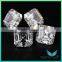 Wholesale12*12mm Big Asscher Cut AAAAA D White American Loose Cubic Zirconia Stones