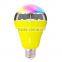 New Smart RGBW Wireless Bluetooth Speaker Bulb Music Playing Dimmable 12W E27 LED Bulb Light Lamp