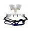 2016 Hot Sale Denshine Brand New Black Dentist Dental Surgical Medical Binocular Loupes 2.5X 420mm Optical Glass Loupe-silver