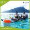 cheap popular touring passager clear bottom/crystal/ transparent kayak for sale