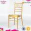 2015 New Design Qindao Sinofur european style gold steel chiavari chair