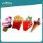 Toprank Customize Special Toy Food Fruit Printed Kids Bedding Decorative Cushion 3D Photo Digital Printed Cushion