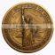 Custom tourist souvenir Statue of Liberty medallion