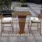 Club Pub Furniture Aluminium Rattan Bar Stool, Bar Stool Chair, Bar Stool High Chair