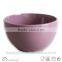 Ceramic Round Bowl Stoneware Dark Purple Rice Bowl Cereal Bowl