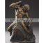 famous art metal craft self made man statue bronze sculpture for garden decoration