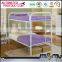 Discount commercial school kids dormitory used metal bunk bed dorm furniture