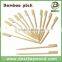 Wholesale square bamboo skewers with logo for BBQ