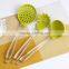 High quality factory price PS handle silicone kitchenware cooking utensil
