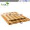Beautiful bamboo chopping block & small tray sets: wood chopping block, bread plate cover a cheese platter