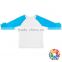 Latest Design Raglan Pattern t-Shirt Customized Cotton Shirts Long Sleeve Ruffle Shirts Toddler Infant Girls