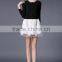 new style scottish girls high quality fashion hollow out short tulle skirt