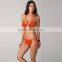 Wholesale four color no rims swimwear bikinis set